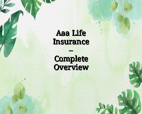 Aaa Life Insurance – Complete Overview