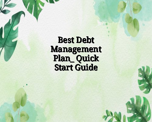 Best Debt Management Plan_ Quick Start Guide
