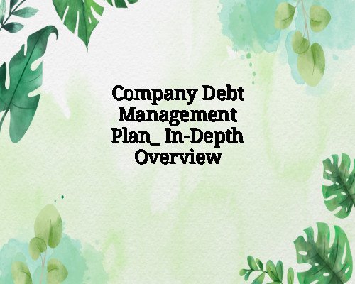 Company Debt Management Plan_ In-Depth Overview