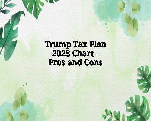 Trump Tax Plan 2025 Chart – Pros and Cons